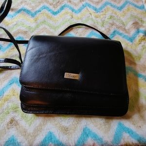 ✔️BUXTON Black Convertible Crossbody Bag
